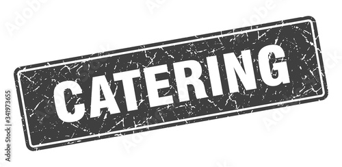catering stamp. catering vintage black label. Sign