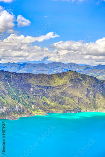 Quilotoa Crater Lake, Ecuador