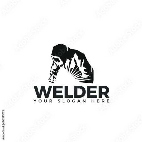 Welding logo industrial  logo design, WELDER LOGO SIMPLE AND CLEAN LOGO 