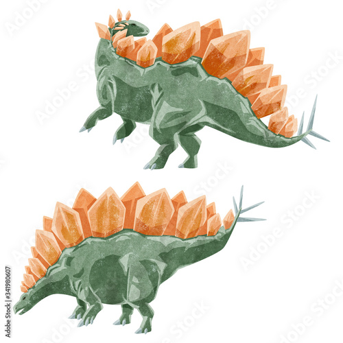 ステゴサウルスイメージイラスト Stock Vector Adobe Stock ステゴサウルスイメージイラスト Stock Vector Adobe Stock