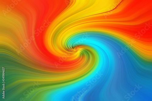 Beautiful abstract background wallpaper swirl twirl made of macaw feathers