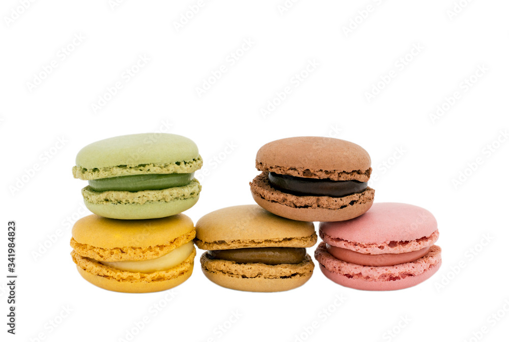 Macarons isolated Macarons isolated