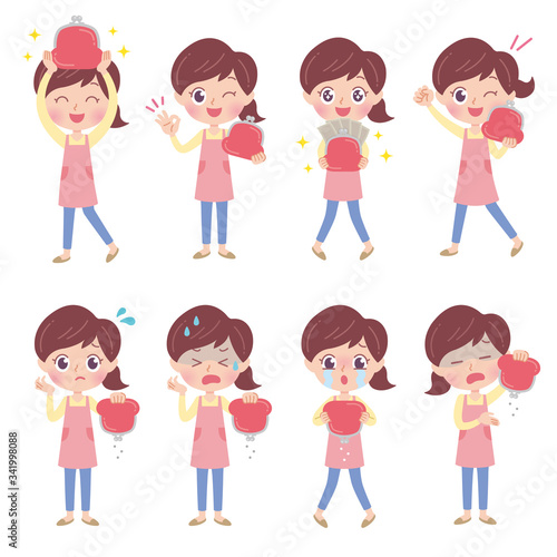 cute type nursery teacher_wallet