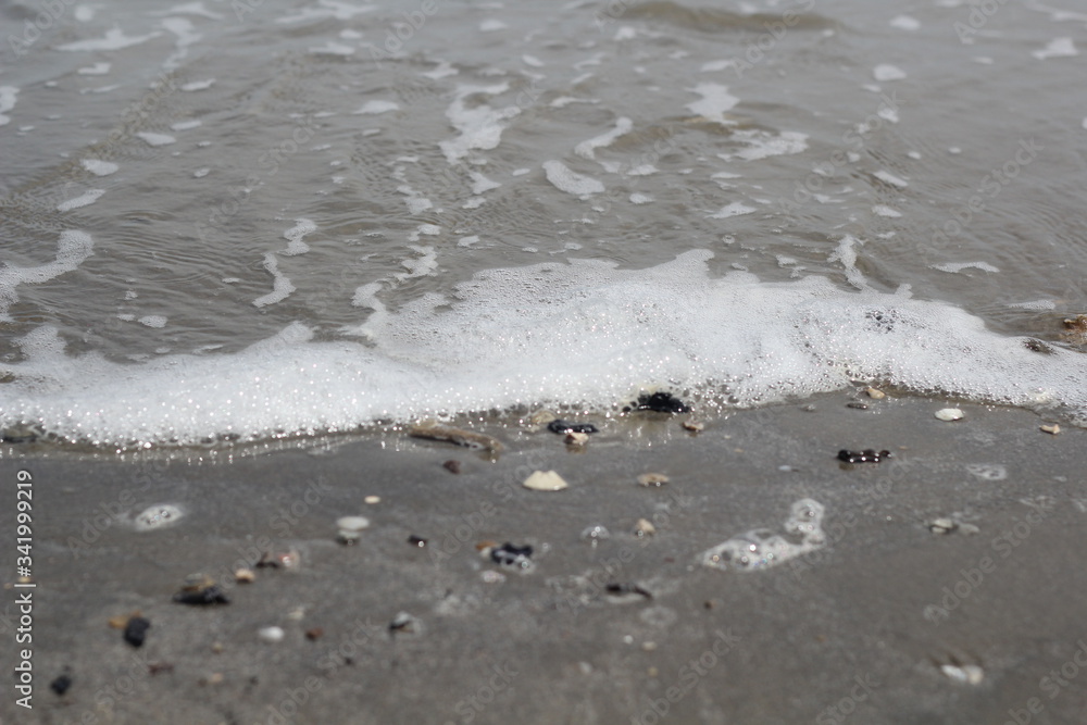 sea waves on the beach sea waves on the beach