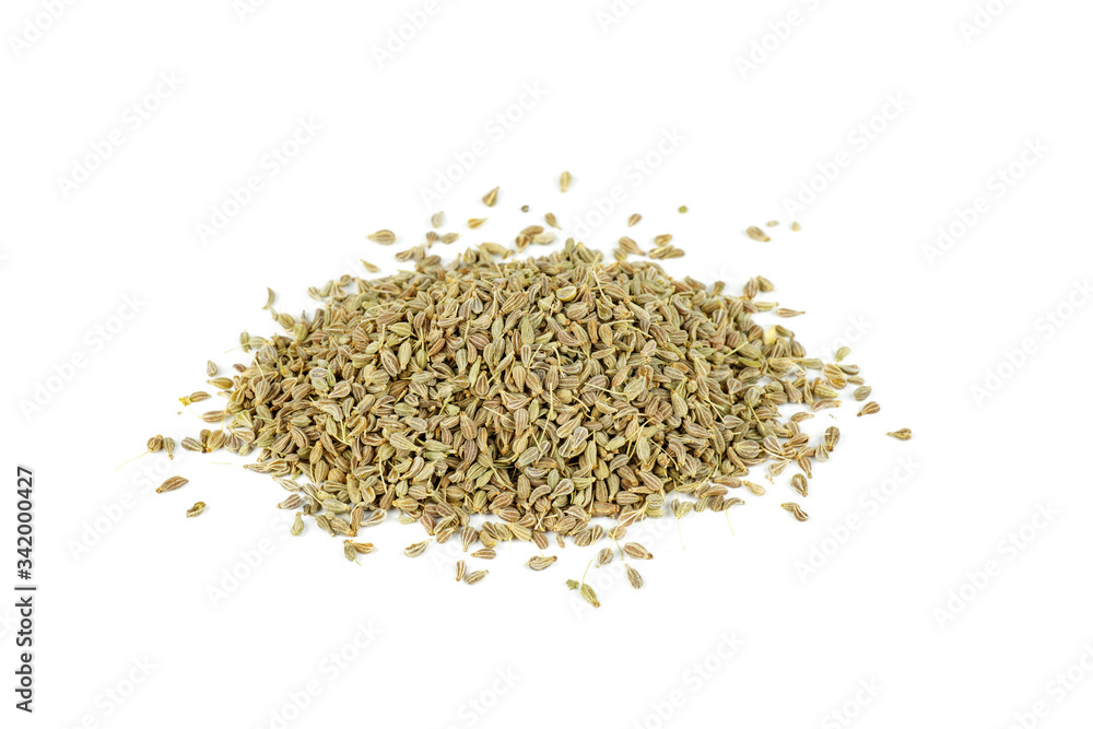 Anise seeds isolated on a white background Anise seeds isolated on a white background