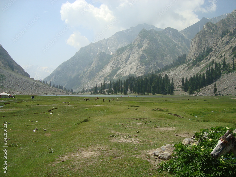 mountain landscape in the Swat, Northern Pakistan