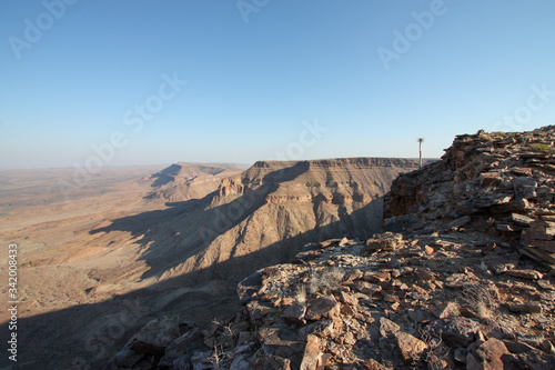 Western banks of the Fish River Canyon