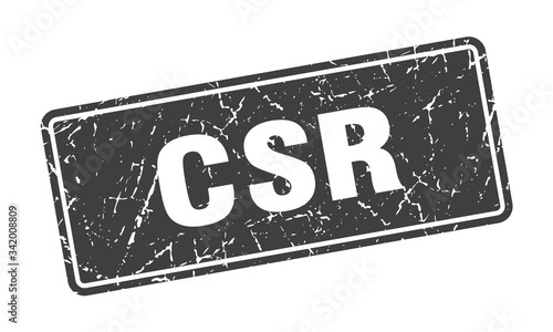 csr stamp. csr vintage black label. Sign