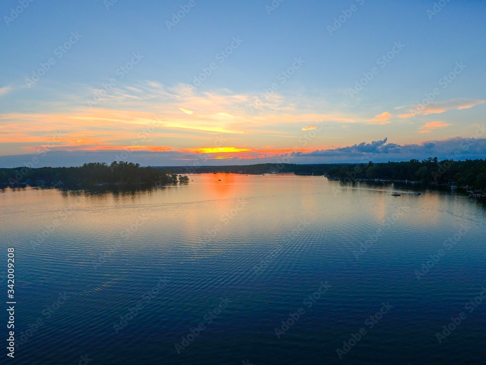 Wisconsin Lake Sunset