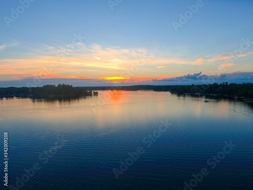 Wisconsin Lake Sunset