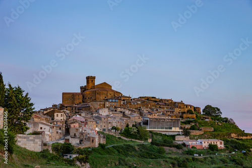 Ortsansicht von Ujue in Navarra