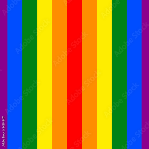 Seamless vector rainbow pattern. Multicolor striped background. Abstract illustration of a symbol of love, tolerance, equality, LGBT people or just a rainbow for printing, clothing, packaging, posters