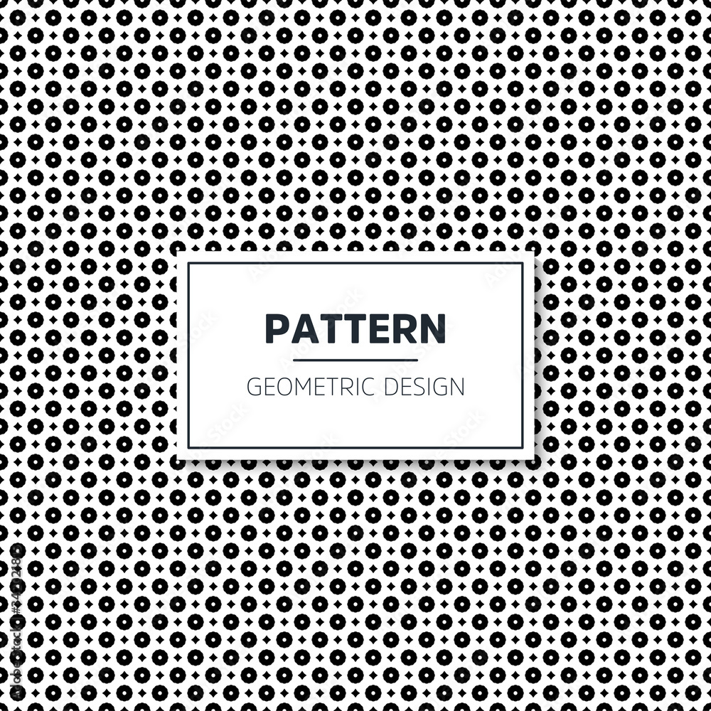 Seamless geometric black and white pattern Seamless geometric black and white pattern