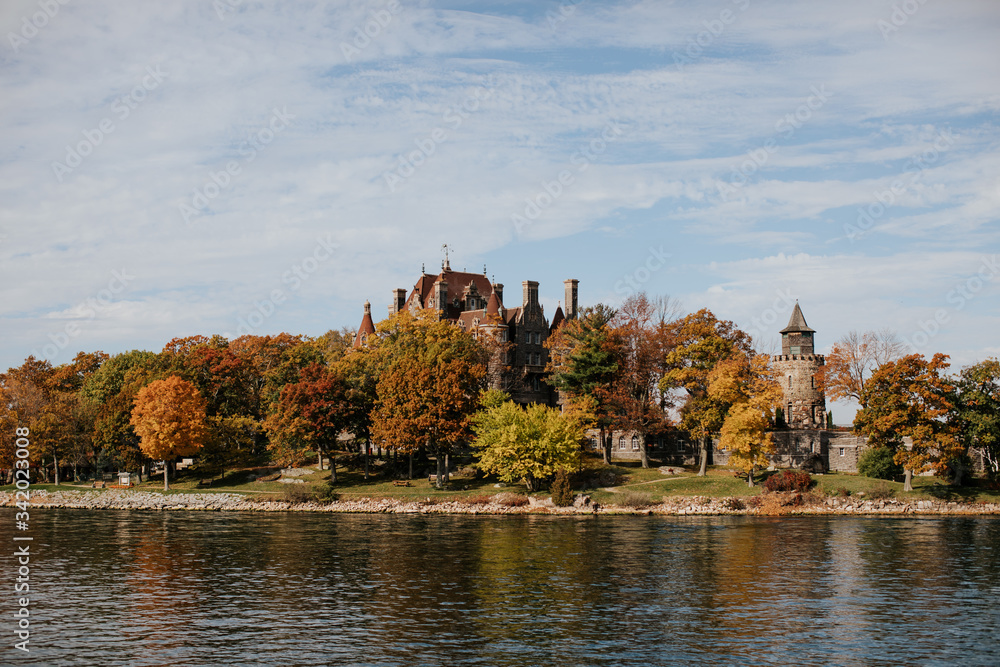 Chateau de boldt située dans l'archipel des mille-îles en Ontario