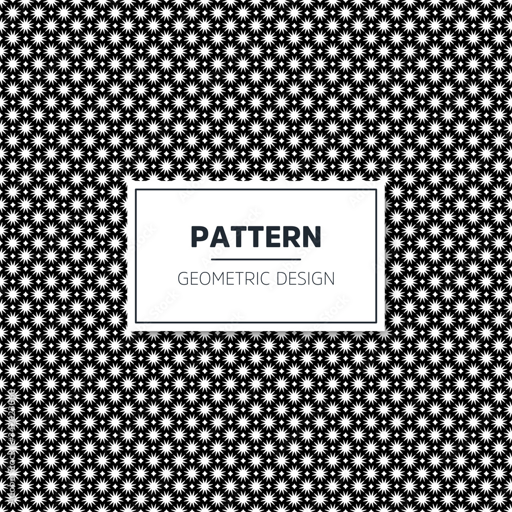 Seamless geometric black and white pattern Seamless geometric black and white pattern