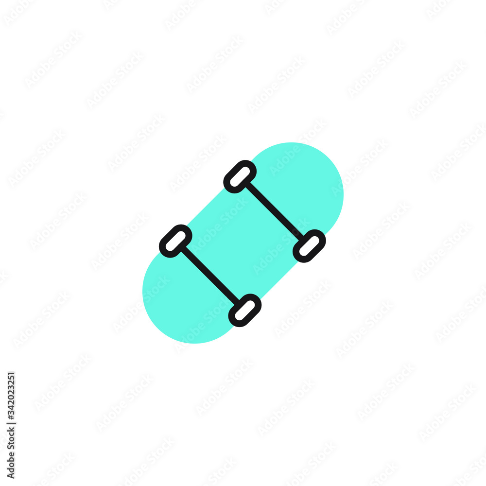 skateboard icon vector illustration skateboard icon vector illustration