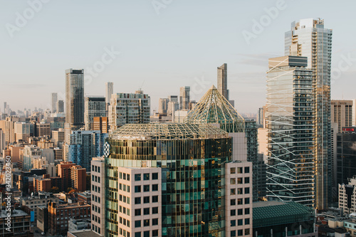 Photography Coucher de soleil sur les building de Toronto