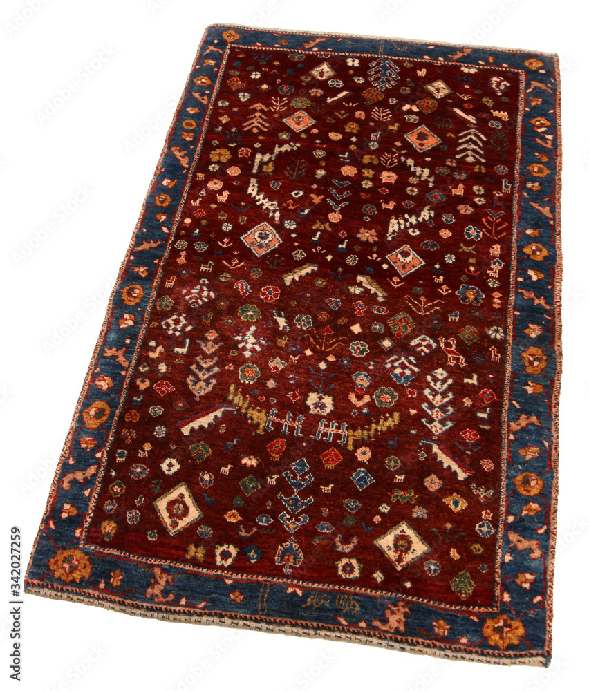 Old and modern Persian Colourful Arabesque and handmade carpet, rug gelim, patchwork, and Gabbeh with the pattern. Old and modern Persian Colourful Arabesque and handmade carpet, rug gelim, patchwork, and Gabbeh with the pattern.