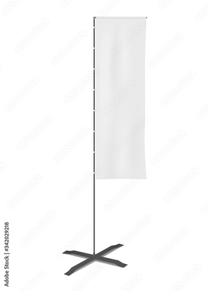 White blank wind dancer flag, vector mockup. Vertical event marketing exhibition display, mock-up. Banner stand. Template for design White blank wind dancer flag, vector mockup. Vertical event marketing exhibition display, mock-up. Banner stand. Template for design