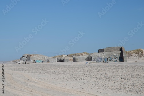 The WW2 bunkers at the Danish Western coast