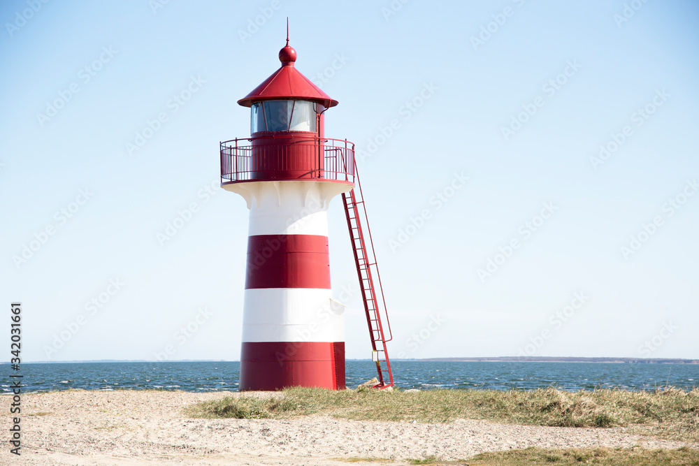 Fototapeta premium The Oddesund lighthouse in Denmark