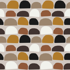 Fototapete Organische Formen Mid Century Muster organische Naturformen  © C Design Studio