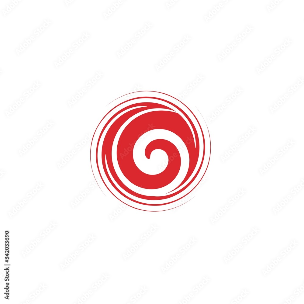 logo abstract circle icon vector