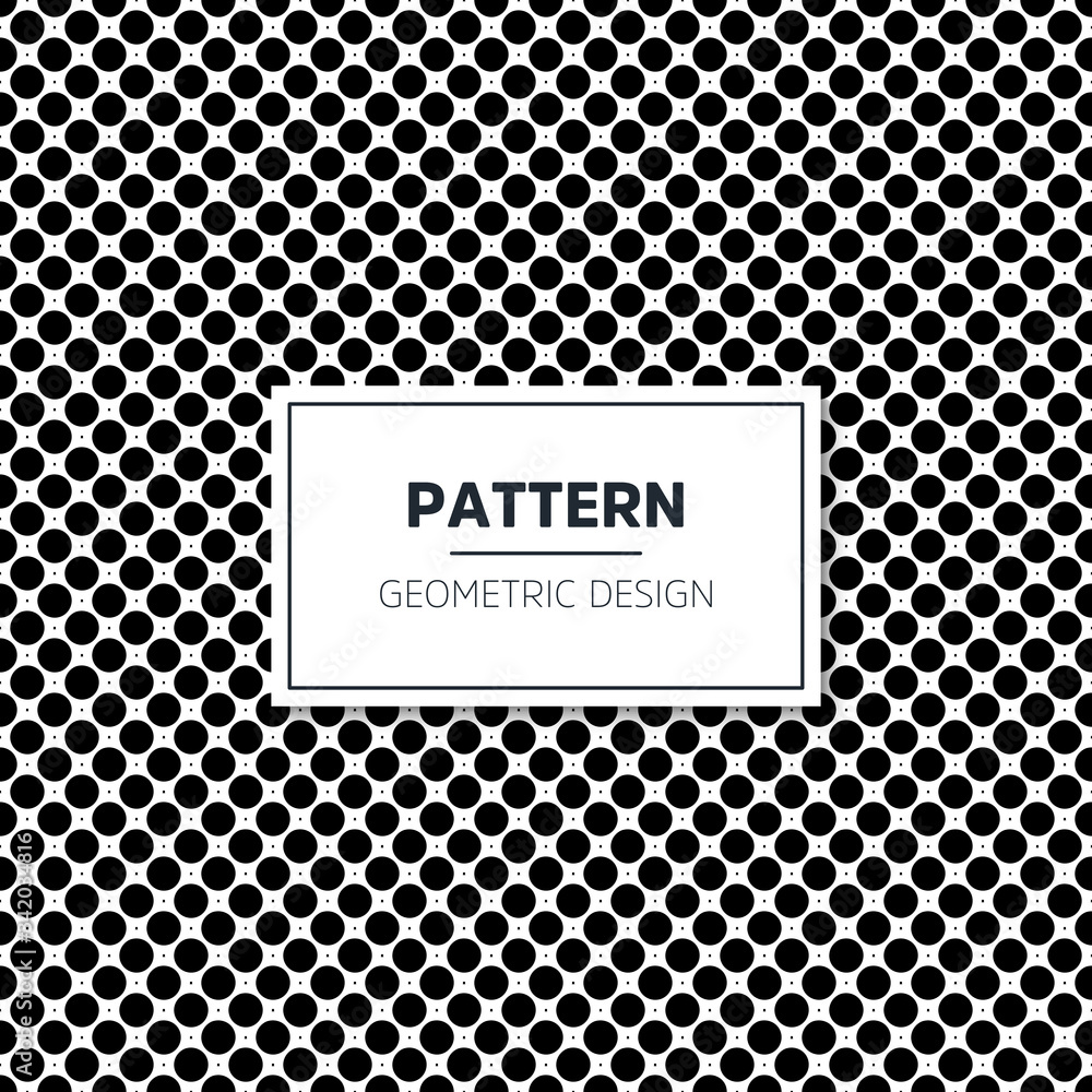Seamless geometric black and white pattern Seamless geometric black and white pattern