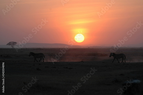 tramonto africano