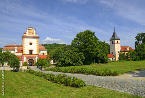 State Chateau Kratochvile, Netolice, South Bohemia, Czech Republic (Eastern Europe). photo