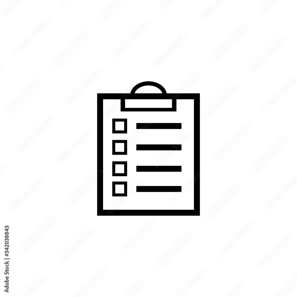Clipboard Icon Vector Design Template Clipboard Icon Vector Design Template