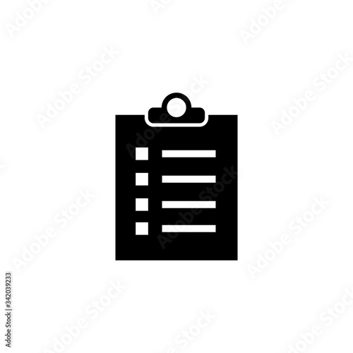 Clipboard Icon Vector Design Template