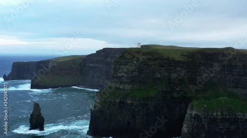Drone video of the Cliffs of Moher, Ireland