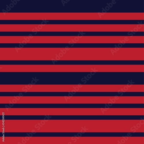 Red Stripe seamless pattern background in horizontal style