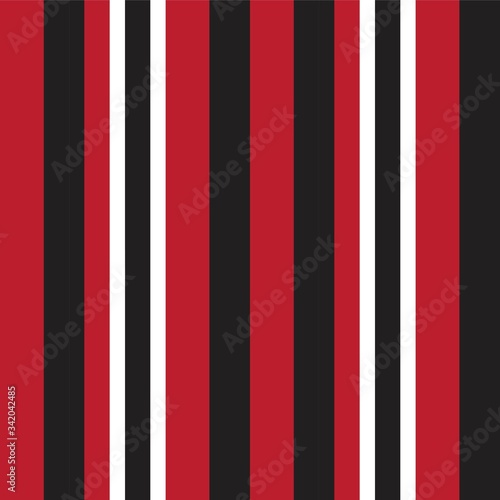 Red Stripe seamless pattern background in vertical style