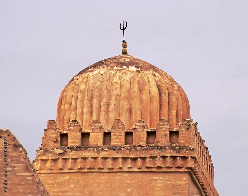 Obraz premium Domeof the Great Mosque of Kairouan, Tunisia