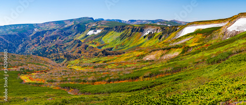 Autumn colorful forest panorama view © Hiromitsu Kato
