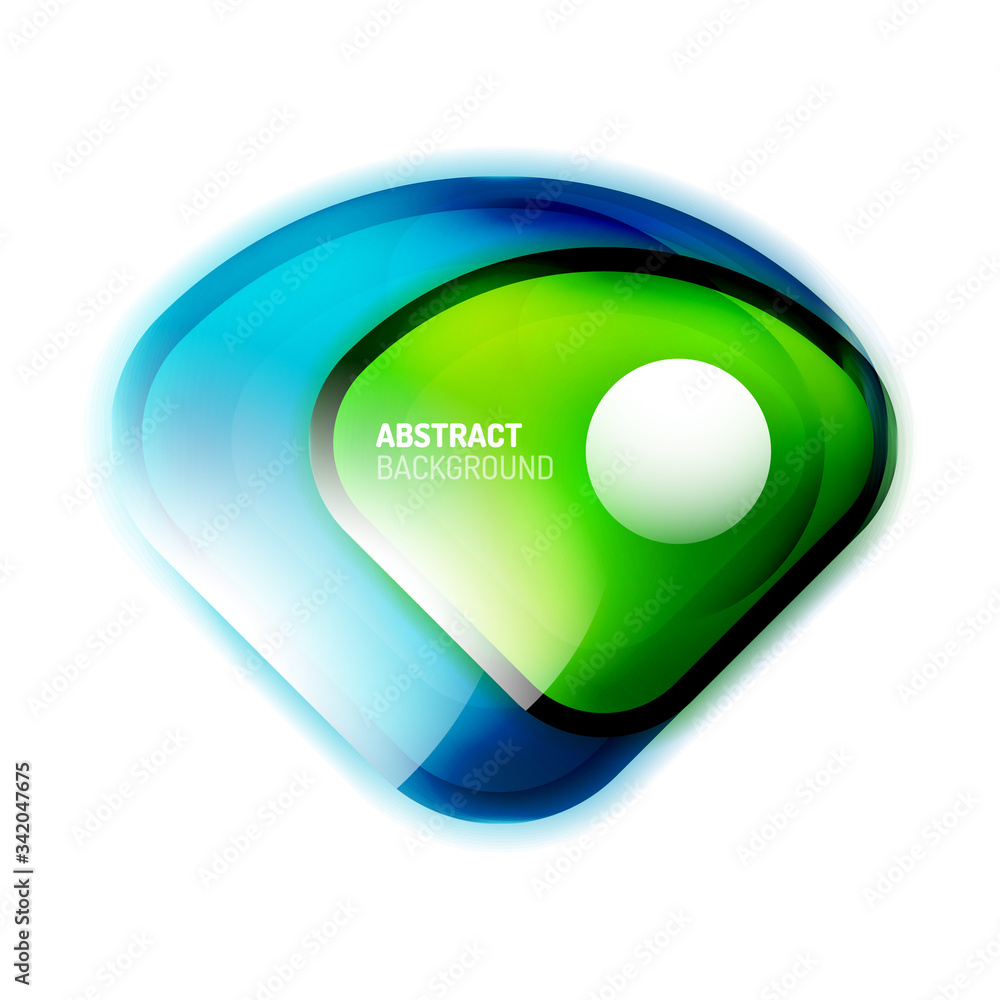 Abstract background, glossy glass shapes with shiny light effects and reflections. Modern techno design for text presentations Abstract background, glossy glass shapes with shiny light effects and reflections. Modern techno design for text presentations