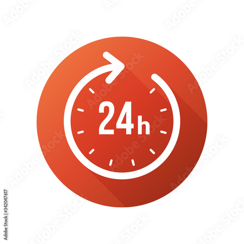 24 h icon - Web, universal and Miscellaneous Icon