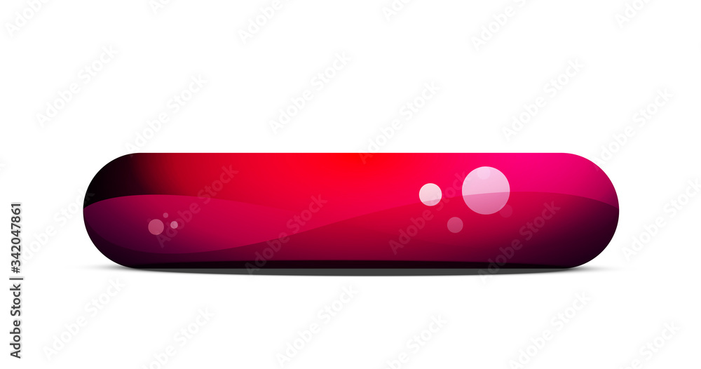 Gradient rectangle web button with glossy effect Gradient rectangle web button with glossy effect