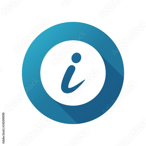 Information sign symbol, info icon isolated