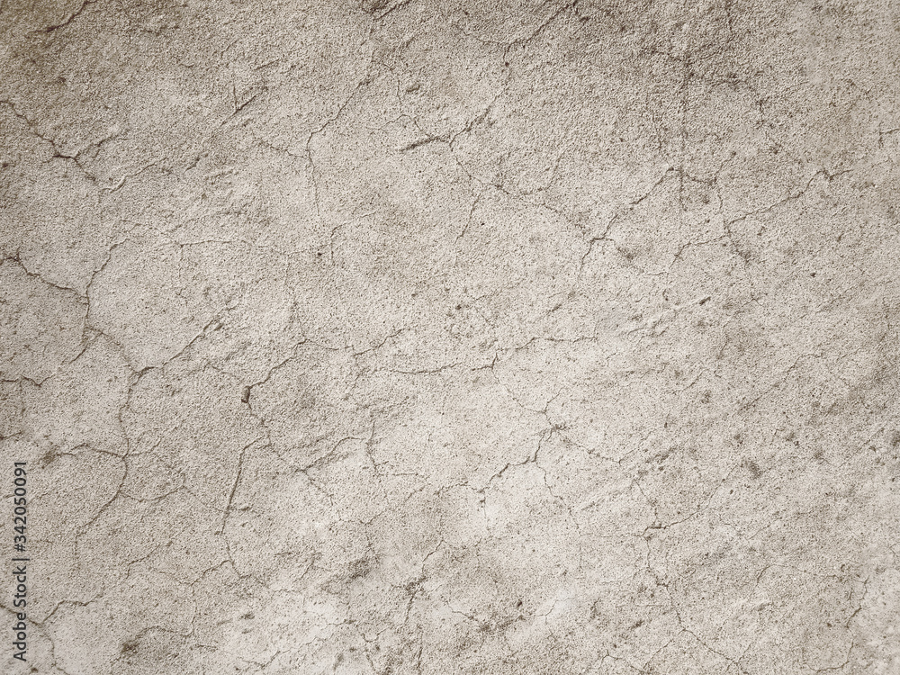 Concrete walls with abstract patterns