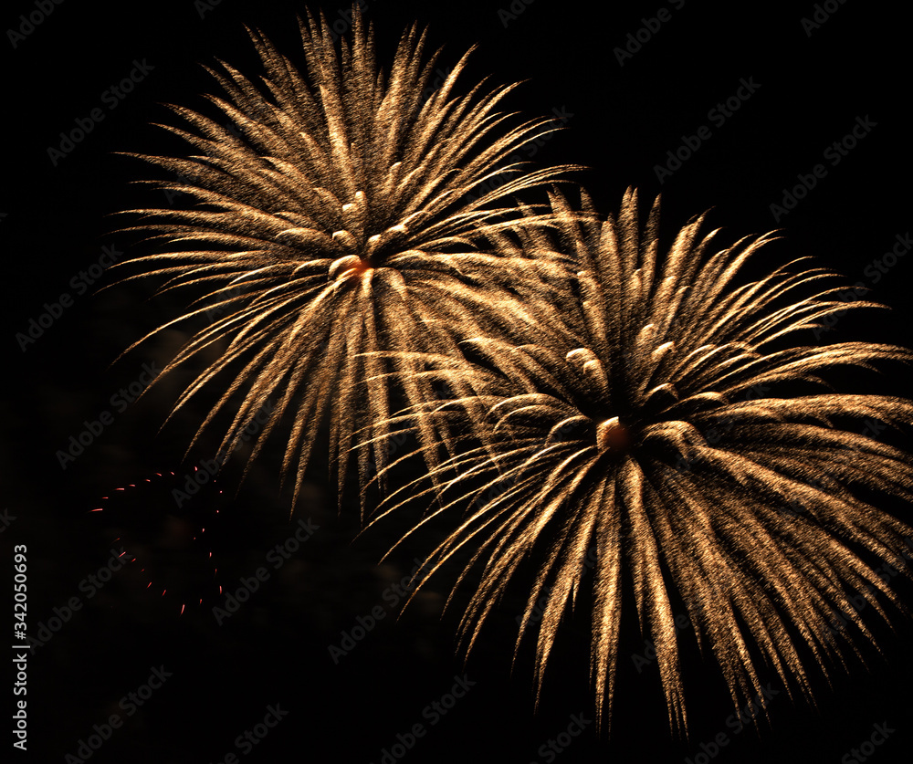 Obraz premium Dazzling Fireworks on Bahrain National day