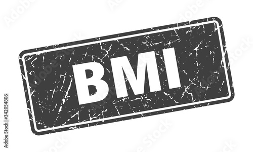 bmi stamp. bmi vintage black label. Sign