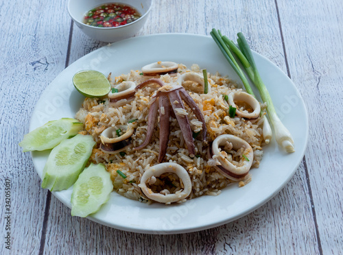 Thai Style Mixed Fried Rice Dishes 