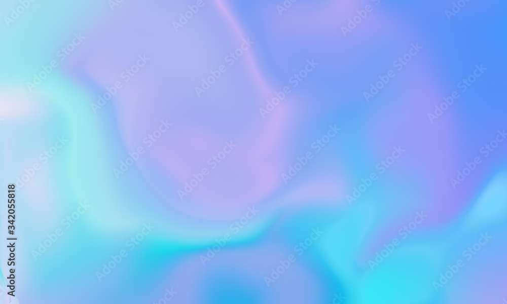 Abstract soft cloud blue pink and purple background in pastel colorful gradation.