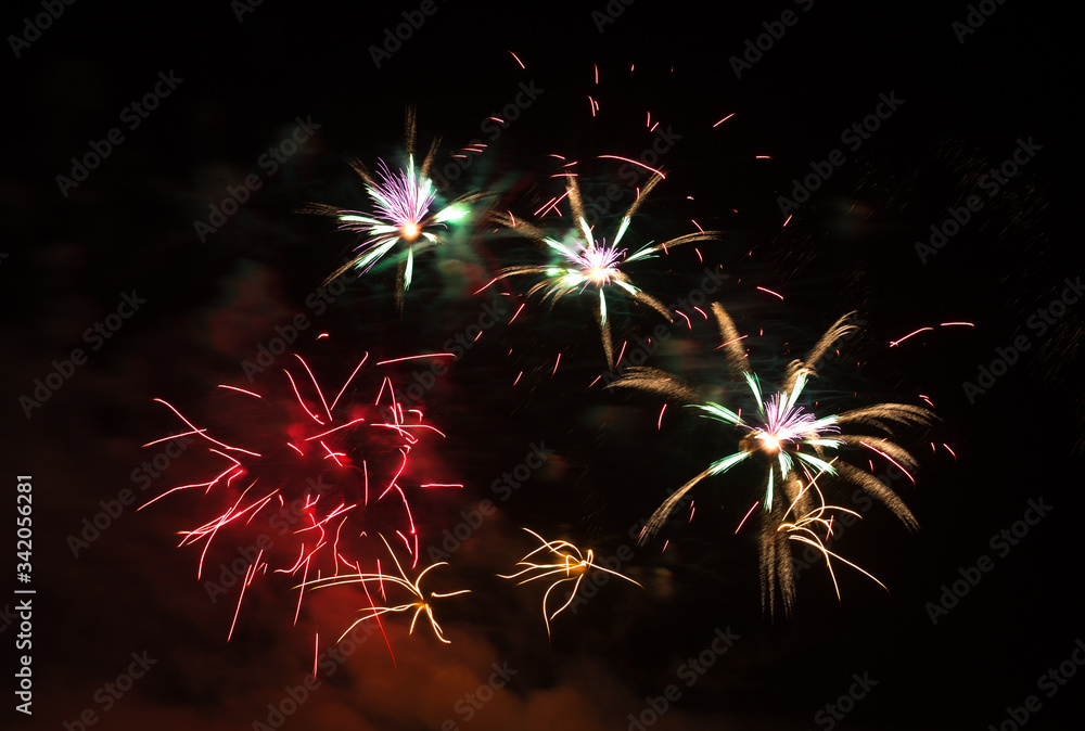Dazzling Fireworks on Bahrain National day
