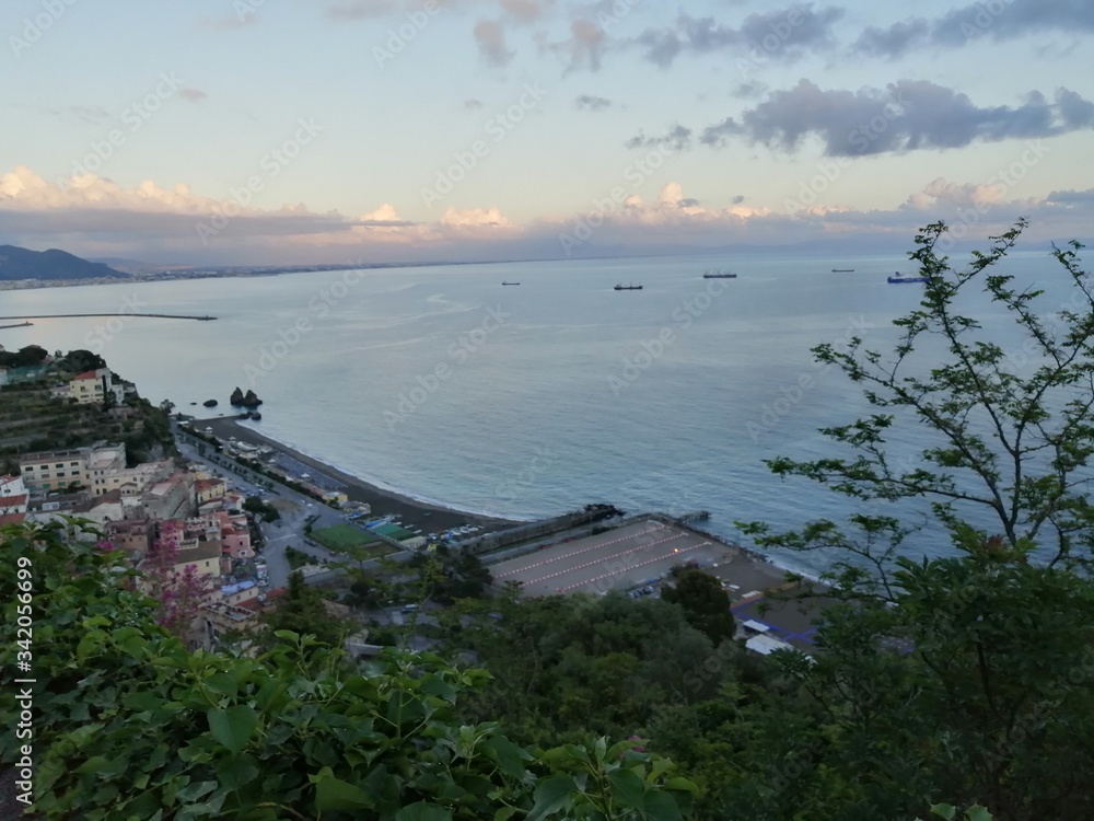 Golfo di Salerno. Vista Vietri Sul Mare