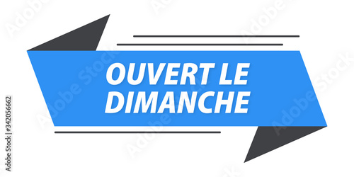 ouvert le dimanche bannière