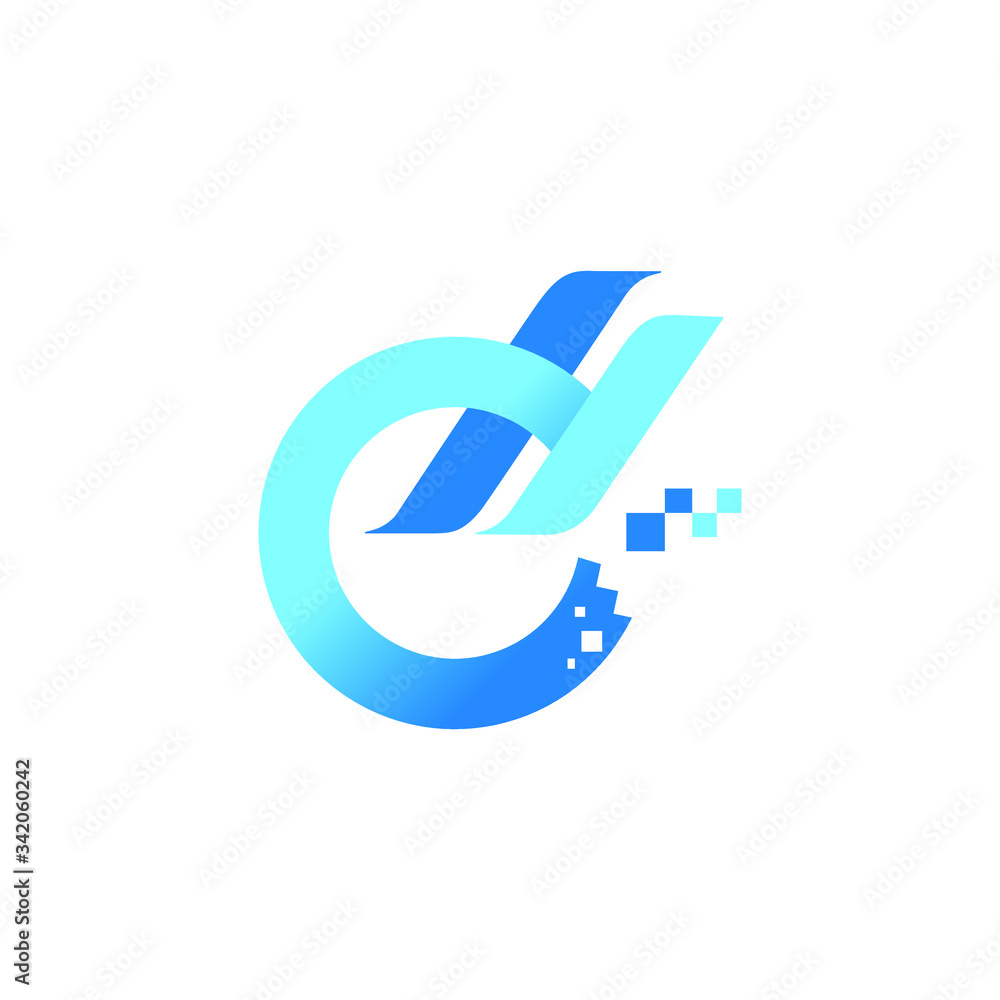 Circle motion initial H logo design Circle motion initial H logo design